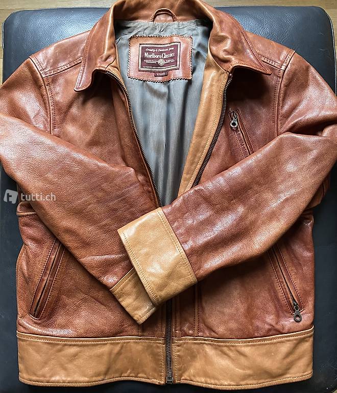 Giacca da uomo in pelle