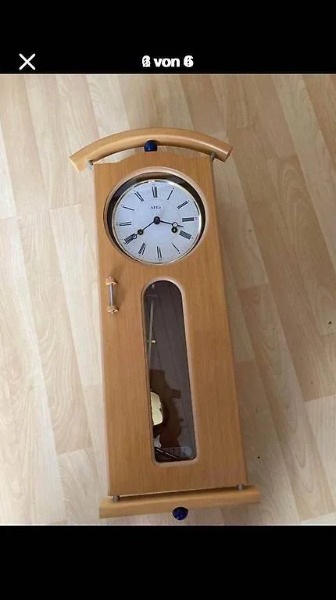 Wunderschöne Wand Uhr Regulator AMS