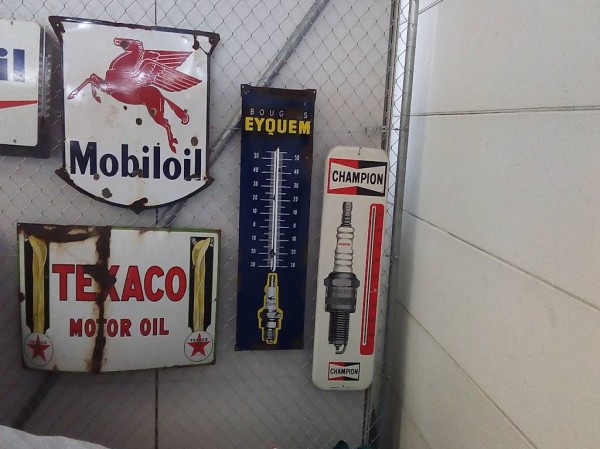 AUTOMOBILIA CARTELLI SMALTATI PER GARAGE