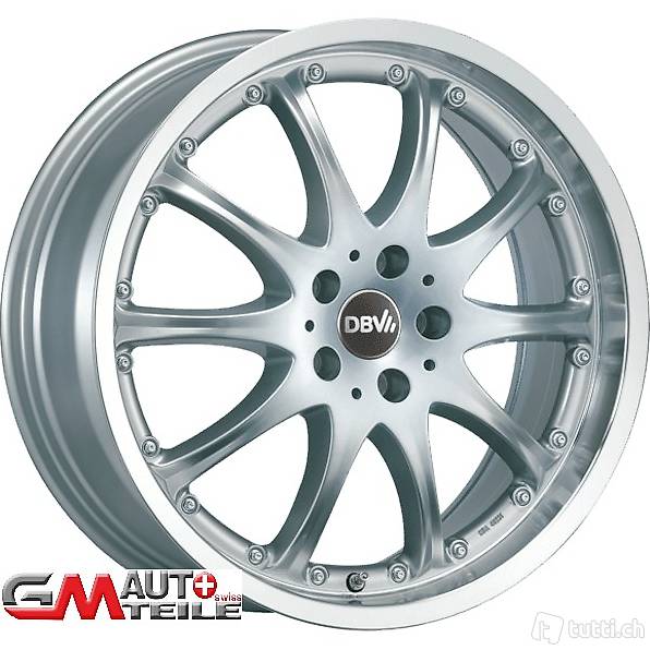  dbv australia silber metallic, horn poliert in 18 zoll