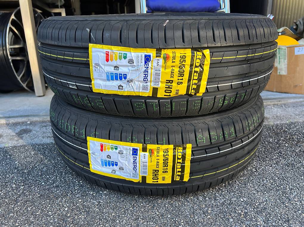 2X195/60R16 Neu Sommer pneu Rotalla 2023 7mm